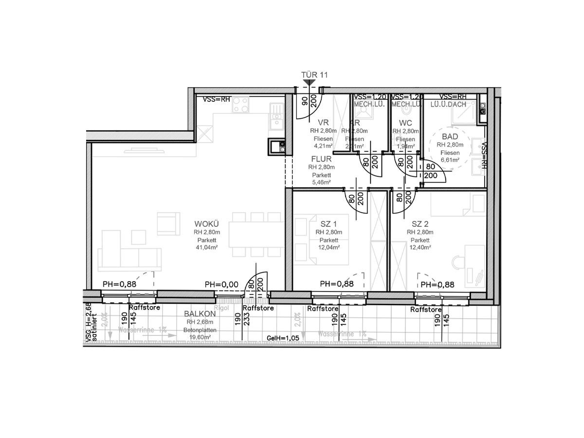 Haus Sarepta Grundriss TOP11