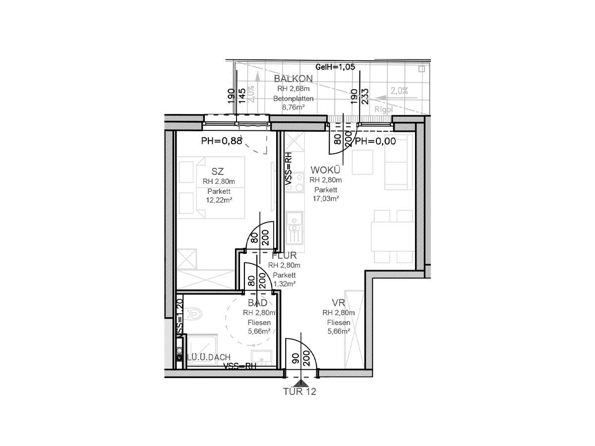 Haus Sarepta Grundriss TOP12