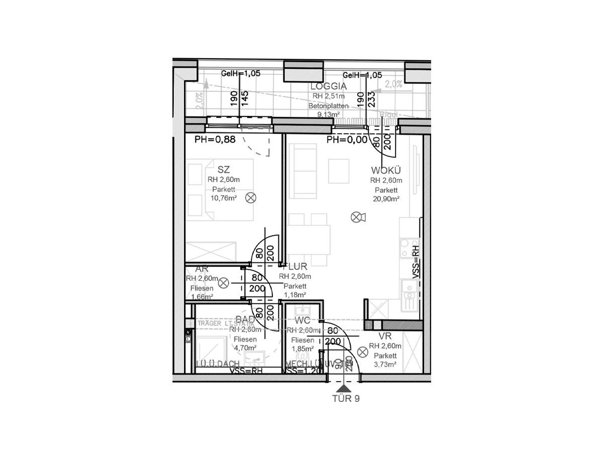 Haus Sarepta Grundriss TOP09